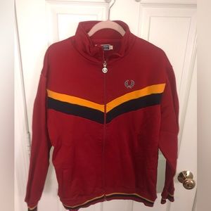 Vintage Red Fred Perry Jacket - L